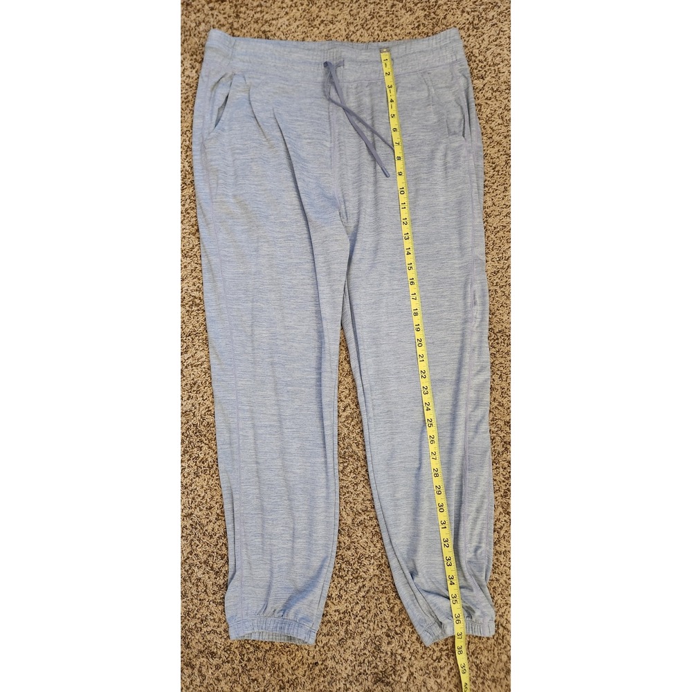 90 Degree by Reflex Womens XXL Blue Heathered Joggers Drawstring Sweatpants - Picture 5 of 8